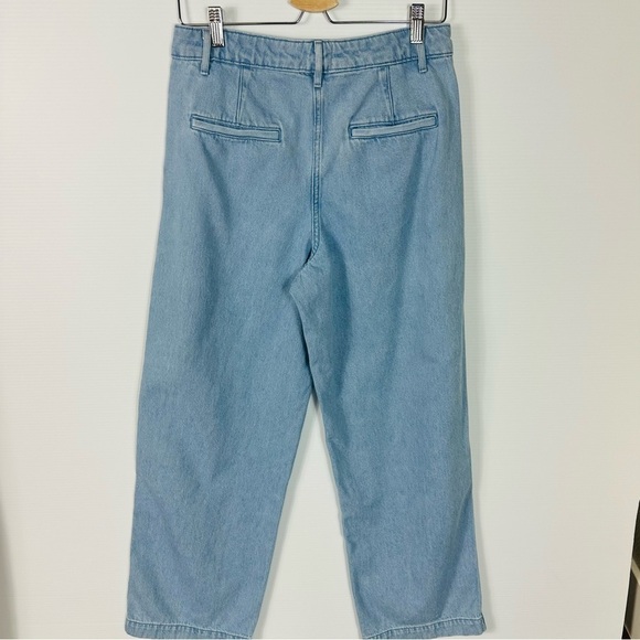 Aritzia Wilfred Free Jeans Sz 8 High Waist Wide Leg - Picture 6 of 15
